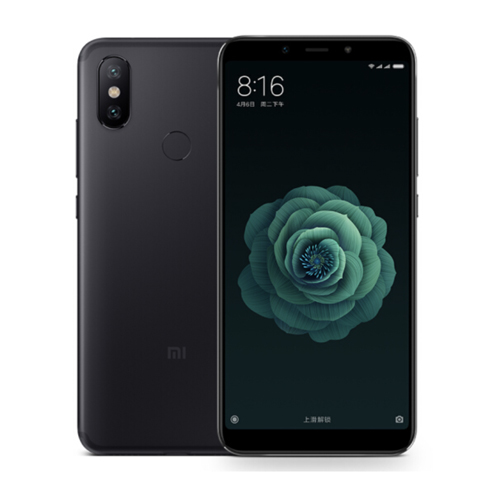 Xiaomi 6X has a 4GB+64GB obsidian black mobile unicom 4G mobile phone with dual sim CARDS and dual sim CARDS