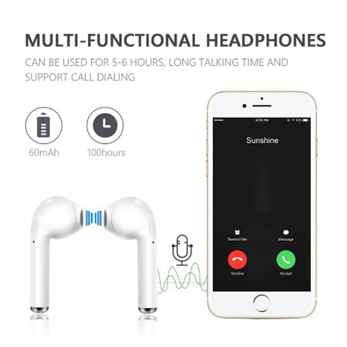 I7s TWS earphones wireless Earpieces music Headphones business headset sports earbuds suitable For all smart phones
