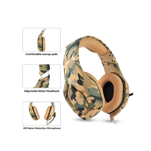 ONIKUMA K1 Camouflage PS4 Gaming Headset Gamer Gaming Headphones Earphone Casque with Mic for Computer PC Phones New Xbox One