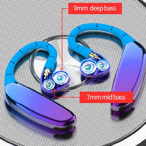 Fashion Ear Hook TWS 5.0 Stereo IPX9 Waterproof Sport Music Hifi Deep Bass Earbud Wireless Headset Headphone